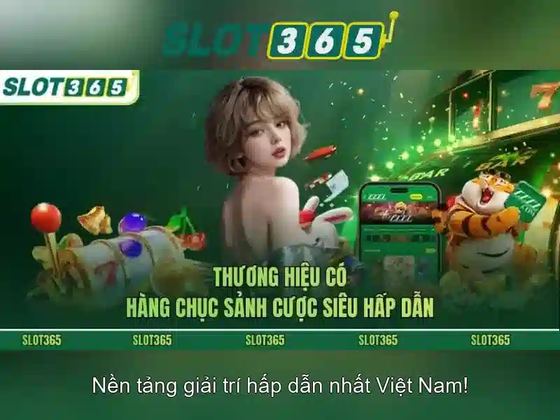 Các trò chơi nổi bật trên Slot365
